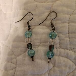 Handmade Elegant Beaded Drop Earrings
